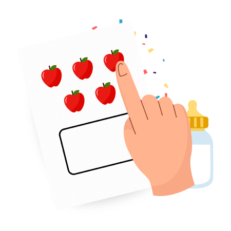 Anak belajar berhitung lewat gambar dan permainan sehingga konsep angka lebih mudah dipahami, bukan sekedar hafalan.